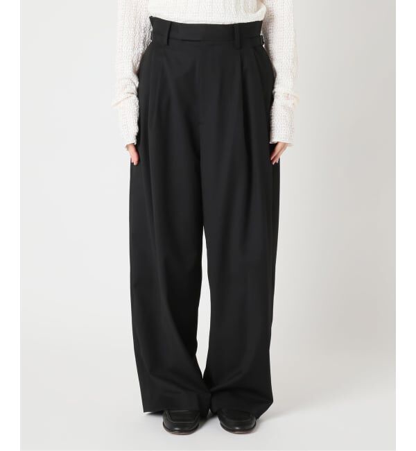  「《予約》TWILL 2TUCK パンツ」|スラックス|