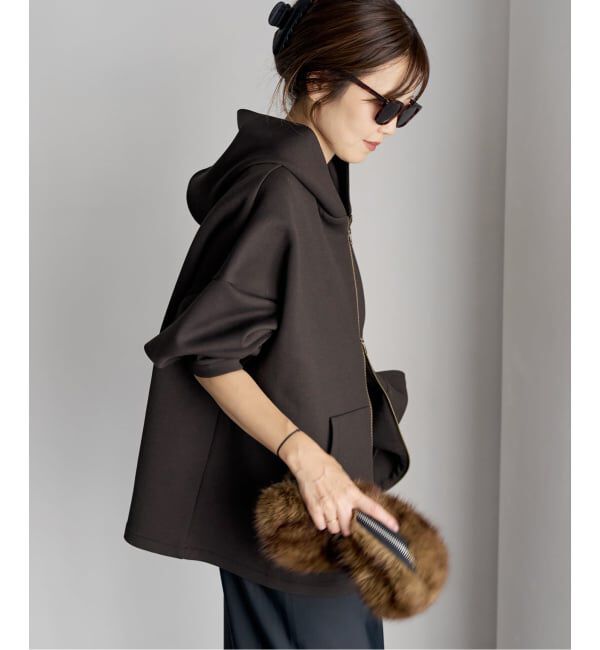Plage「《予約》poncho パーカー」|パーカー|ブラウン B