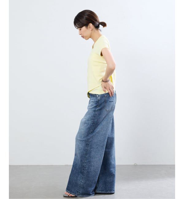 IENA「《追加》YANUK/ヤヌーク 別注 MARY Baggy straight デニムパンツ」|デニム|