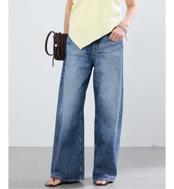 IENA「《追加》YANUK/ヤヌーク 別注 MARY Baggy straight デニムパンツ」|デニム|