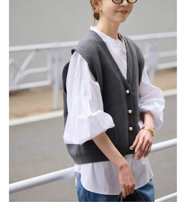 SLOBE IENA「《WEB限定カラーあり/追加予約》ピンタックバルーンスリーブブラウス」|シャツ・ブラウス|