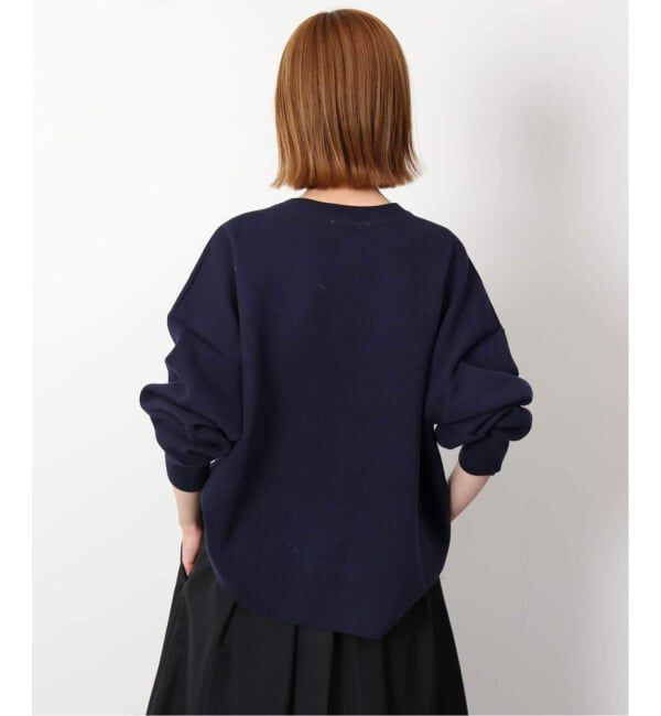 SLOBE IENA「《WEB限定カラーあり/シリーズあり/追加予約》サガラ刺繍スウェットライクニット」|ニット・セーター|