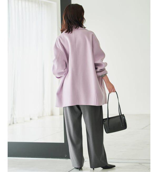 SLOBE IENA「《WEBのみ4サイズ展開/WEB限定カラー/吸湿発熱/予約》CIRCULATE WARM タックパンツ」|スラックス|