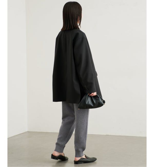 SLOBE IENA「《シリーズあり/予約》ウォッシャブルスムースニットジョガーパンツ」|その他|
