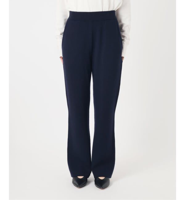 SLOBE IENA「《WEB限定/シリーズあり/予約》ウォッシャブルスムースニットパンツ」|その他|