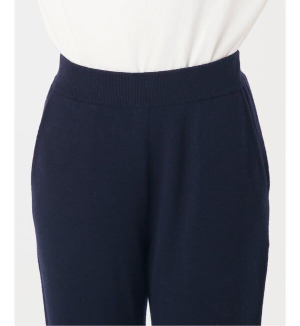 SLOBE IENA「《WEB限定/シリーズあり/予約》ウォッシャブルスムースニットパンツ」|その他|