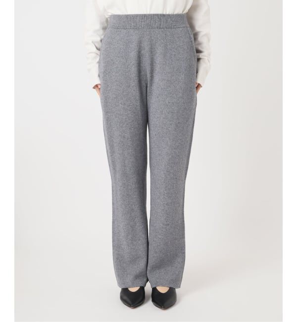 SLOBE IENA「《WEB限定/シリーズあり/予約》ウォッシャブルスムースニットパンツ」|その他|