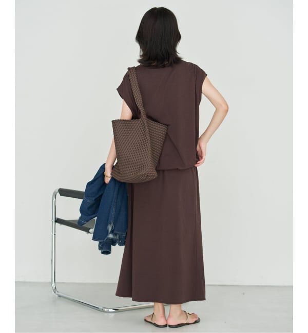 SLOBE IENA「《予約》SLOBE イントレチャートトートバッグL」|トートバッグ|