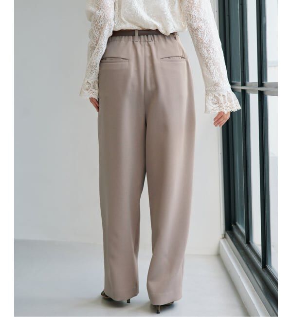 IENA「《予約》アーチタックパンツ」|その他|