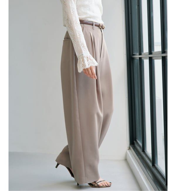 IENA「《予約》アーチタックパンツ」|その他|