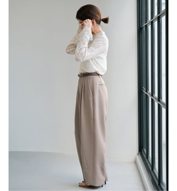 IENA「《予約》アーチタックパンツ」|その他|
