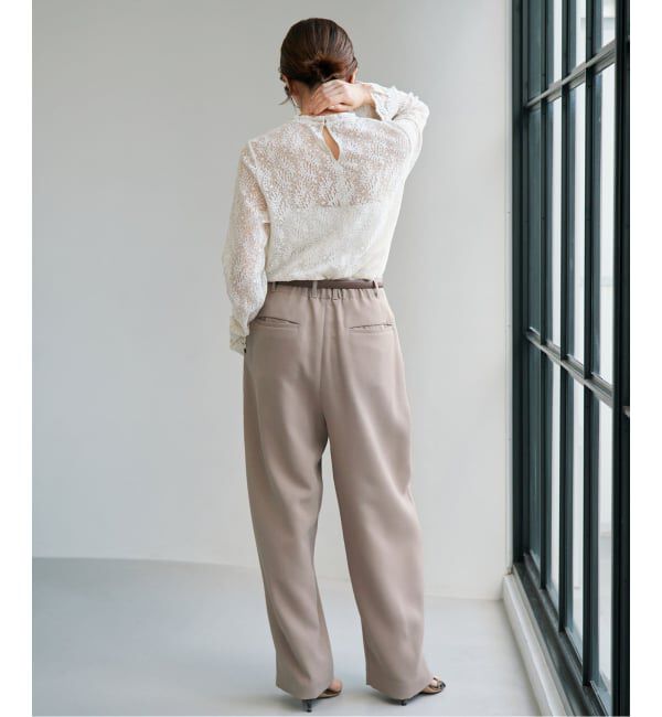 IENA「《予約》アーチタックパンツ」|その他|