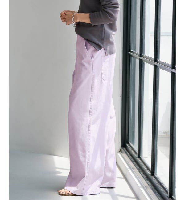 IENA「《予約》ハイツイストコットンワイドパンツ」|その他|