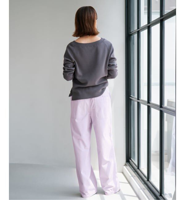 IENA「《予約》ハイツイストコットンワイドパンツ」|その他|