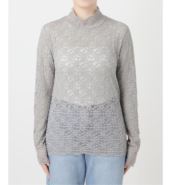 IENA「《予約》シアーレース タートルプルオーバー」|Tシャツ・カットソー|