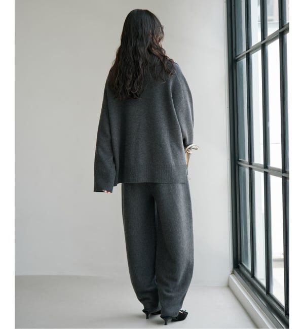 IENA「《予約》接結スキッパーニット」|ニット・セーター|