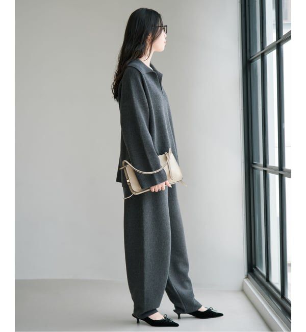 IENA「《予約》接結スキッパーニット」|ニット・セーター|