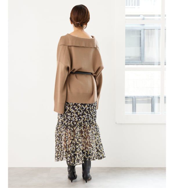 IENA「《予約》接結スキッパーニット」|ニット・セーター|