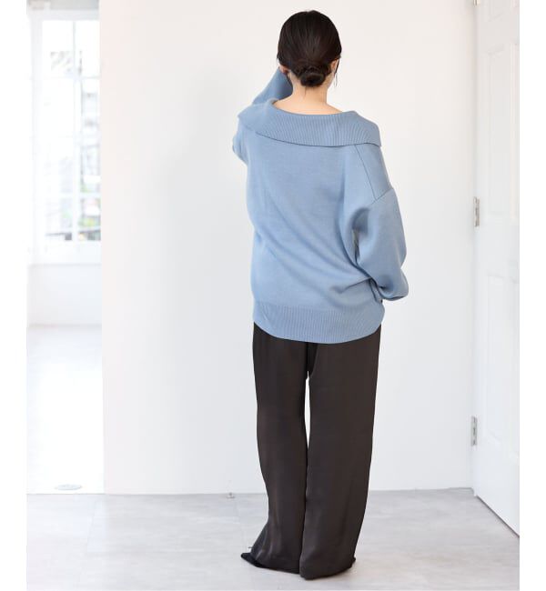 IENA「《予約》接結スキッパーニット」|ニット・セーター|