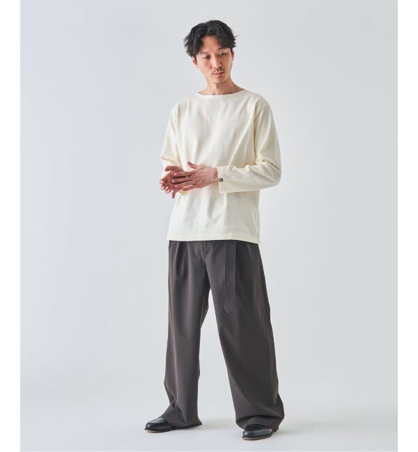EDIFICE「LOOPWHEELER for LOWERCASE 別注 天竺ボートネック」|Tシャツ・カットソー|