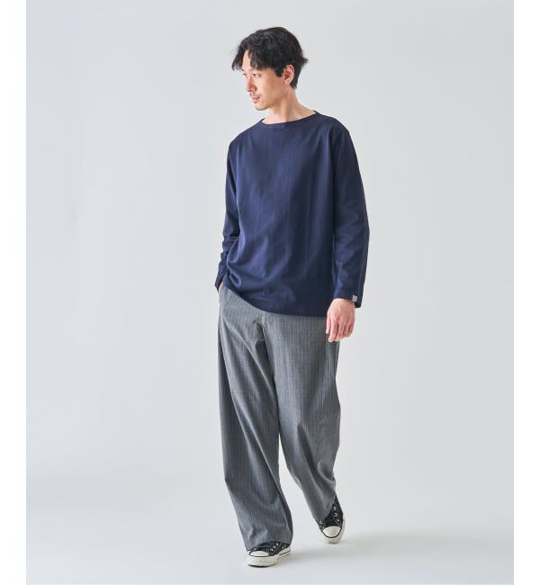EDIFICE「LOOPWHEELER for LOWERCASE 別注 天竺ボートネック」|Tシャツ・カットソー|