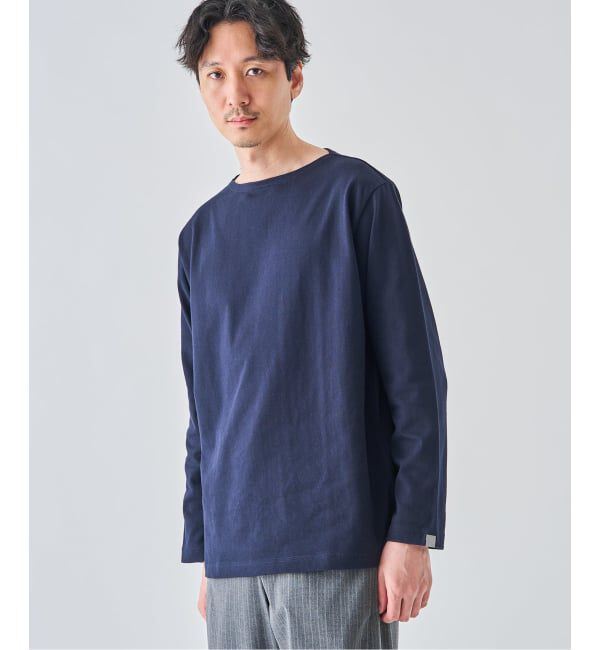 EDIFICE「LOOPWHEELER for LOWERCASE 別注 天竺ボートネック」|Tシャツ・カットソー|