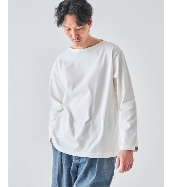 EDIFICE「LOOPWHEELER for LOWERCASE 別注 天竺ボートネック」|Tシャツ・カットソー|