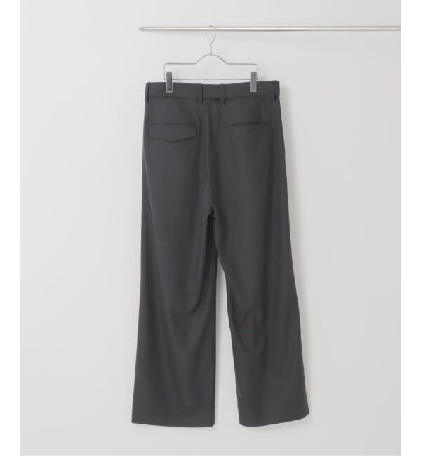 EDIFICE「《予約》 ウール ツイル ベルテッド パンツ」|スラックス|