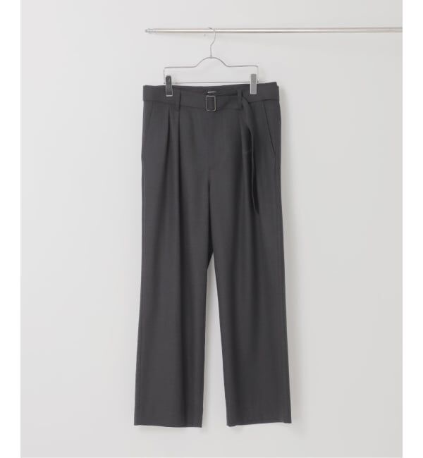 EDIFICE「《予約》 ウール ツイル ベルテッド パンツ」|スラックス|