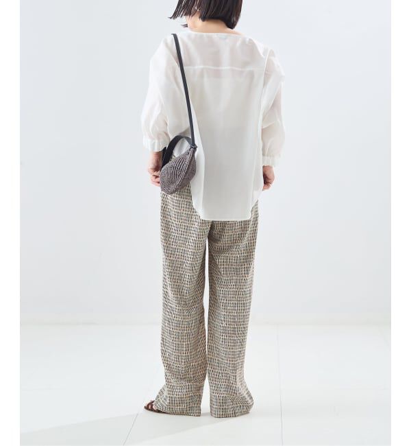 journal standard L'essage「《追加》DEVEAUX GOLDラメモノトーンイージーパンツ」|その他|