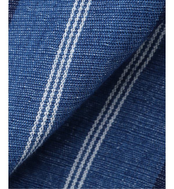 JOURNAL STANDARD「ORIGINAL MADRAS / オリジナルマドラス STRAIGHT COLLAR L/S SHIRT」|シャツ・ブラウス|