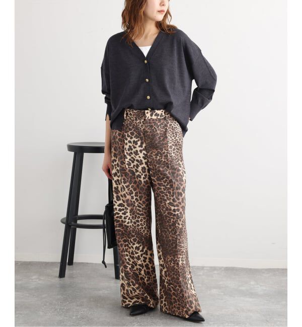 journal standard L'essage「レオパードウールパンツ」|その他|