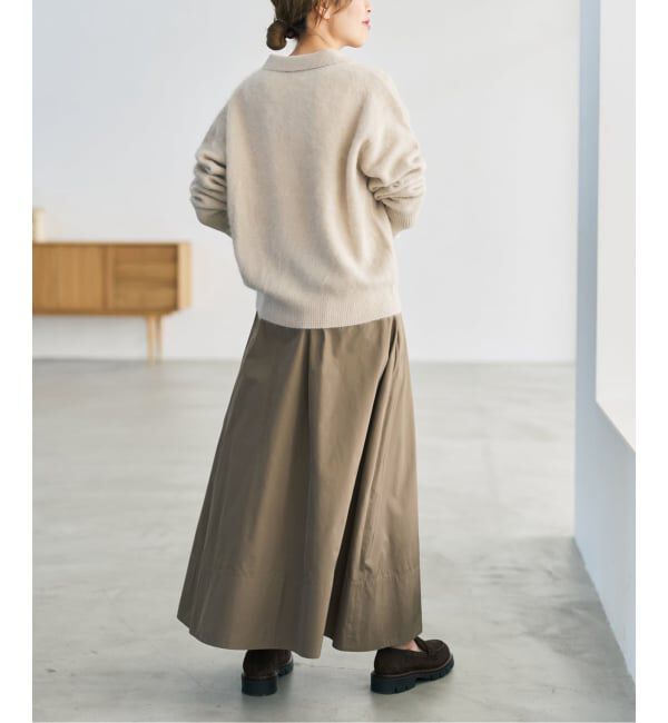Spick and Span「《予約》タフタタックボリュームスカート」|スカート|