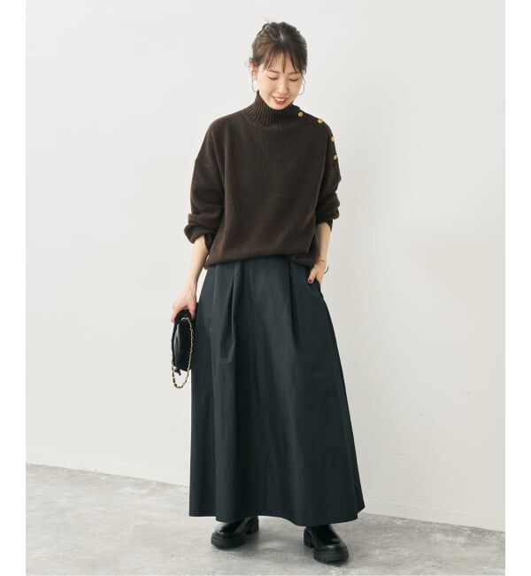 Spick and Span「《予約》タフタタックボリュームスカート」|スカート|