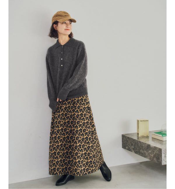 Spick and Span「《予約》ウールファーポロシャツニットプルオーバー」|ニット・セーター|