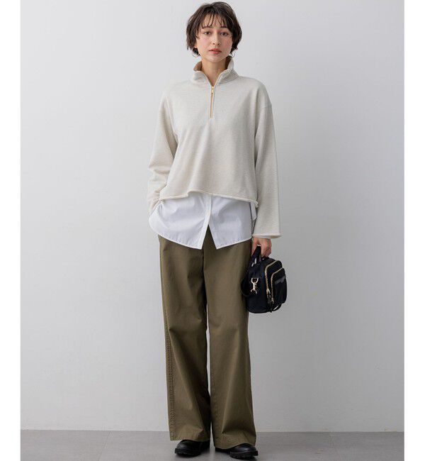 23区「【GLOW10月号掲載/洗える】ナチュラルコットンベアコンビ カットソー」|Tシャツ・カットソー|