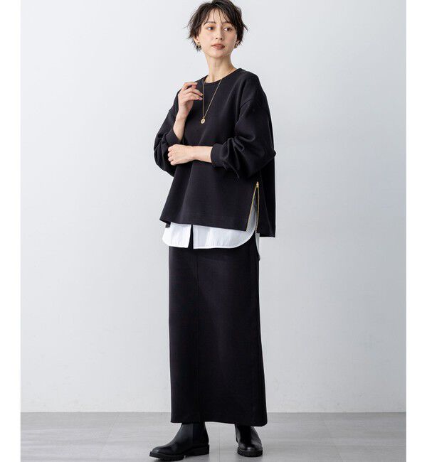 23区「【GLOW10月号掲載/洗える】ナチュラルコットンベアコンビ カットソー」|Tシャツ・カットソー|