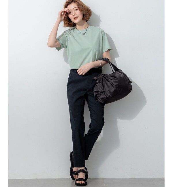 23区「【WEB＆一部店舗限定カラーあり/Oggi掲載】ハイエンド クルーネック Tシャツ」|Tシャツ・カットソー|