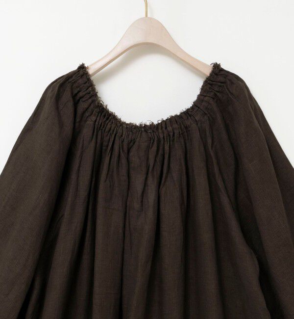 NOLLEY'S sophi「【WALANCE/ワランス】natural dye linen balloon sleeve dress」|ワンピース|
