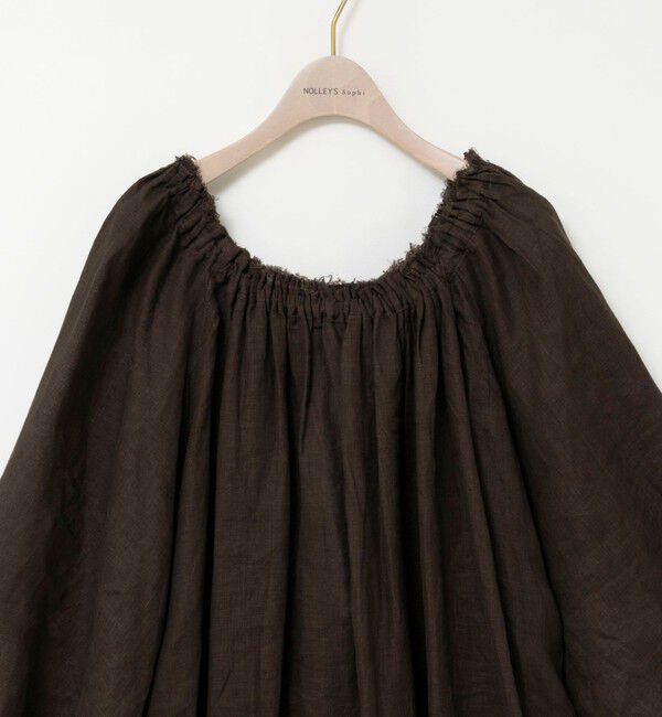 NOLLEY'S sophi「【WALANCE/ワランス】natural dye linen balloon sleeve dress」|ワンピース|