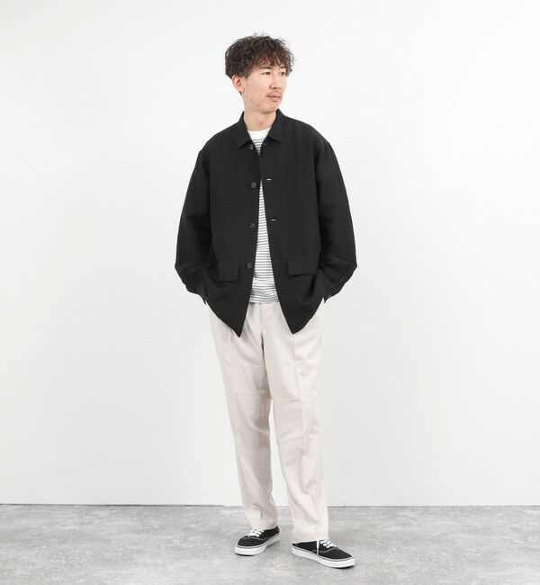 NOLLEY'S goodman「Li/R リネンレーヨン シャツブルゾン 26SS」|ブルゾン・スタジャン|