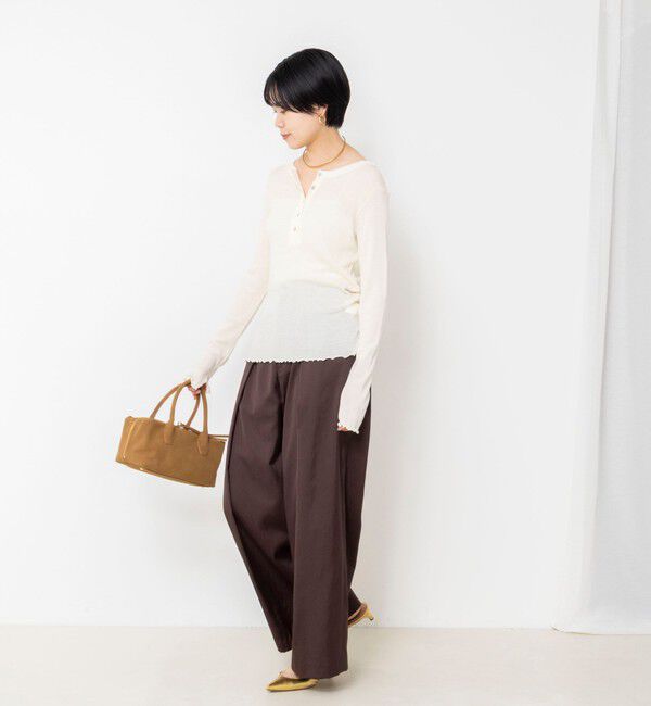 NOLLEY'S「【一部WEB限定サイズ】ウォッシャブルロビンソンツイルデザインパンツ」|その他|