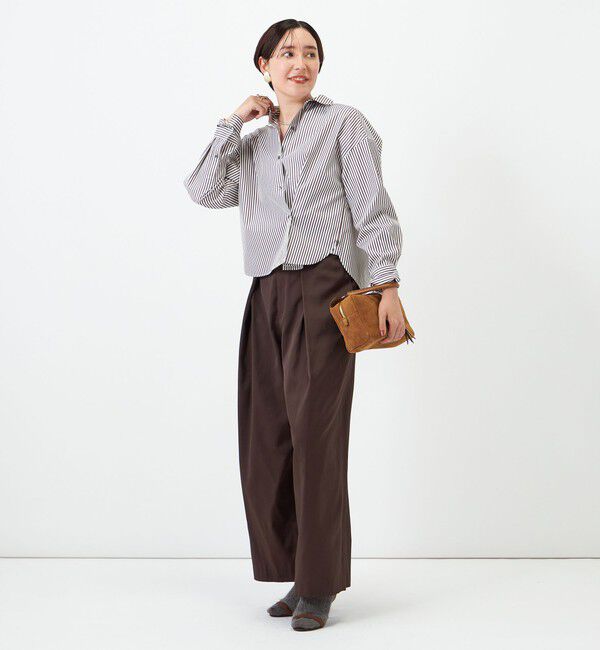 NOLLEY'S「【一部WEB限定サイズ】ウォッシャブルロビンソンツイルデザインパンツ」|その他|