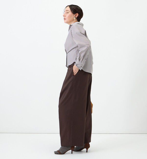 NOLLEY'S「【一部WEB限定サイズ】ウォッシャブルロビンソンツイルデザインパンツ」|その他|