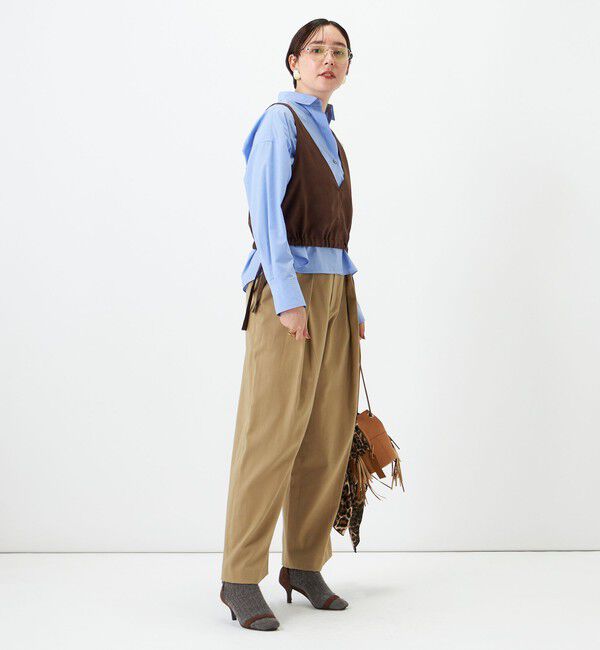 NOLLEY'S「【一部WEB限定サイズ】ウォッシャブルロビンソンツイルデザインパンツ」|その他|