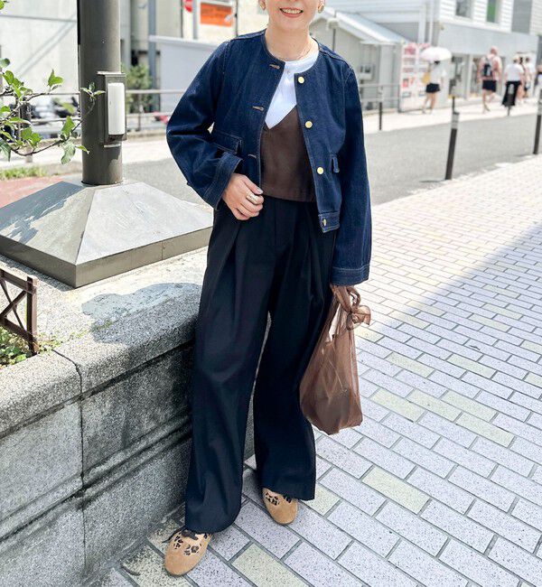 NOLLEY'S「【一部WEB限定サイズ】ウォッシャブルロビンソンツイルデザインパンツ」|その他|
