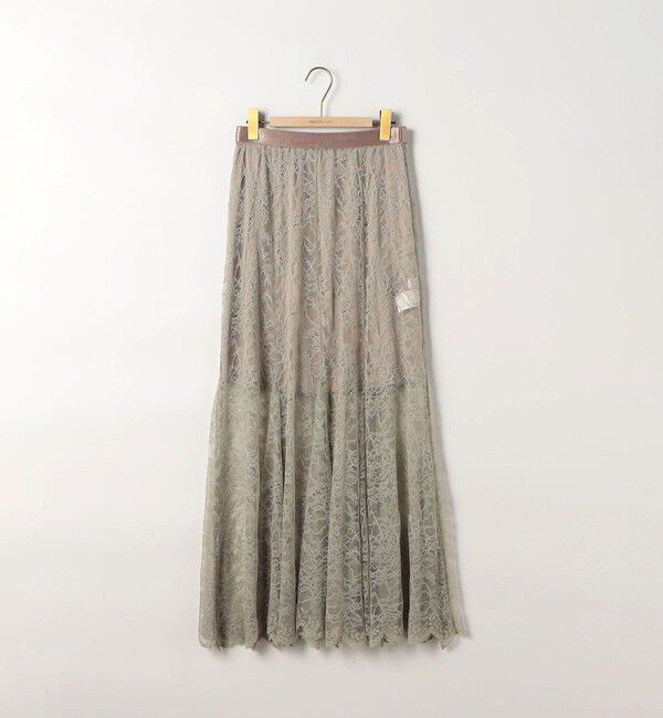 NOLLEY'S sophi「《セットアップ対応》ウォッシャブラルッセルレースマキシマーメイドスカート」|スカート|