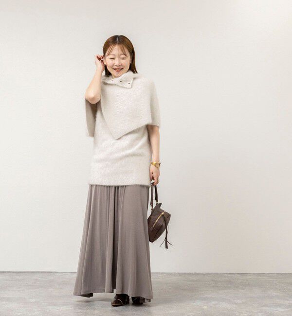 NOLLEY'S sophi「【WEB限定】《セットアップ対応》ウォッシャブルフィブリルテレコフレアーマキシスカート」|スカート|