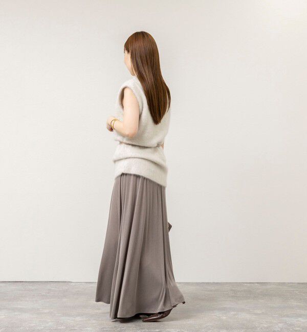 NOLLEY'S sophi「【WEB限定】《セットアップ対応》ウォッシャブルフィブリルテレコフレアーマキシスカート」|スカート|