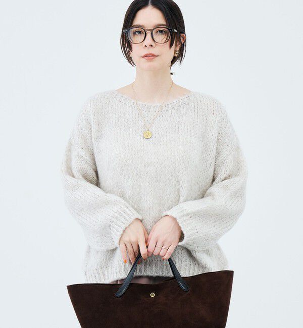 NOLLEY'S「【WEB限定】【Tricots Jean Marc】SESAMY」|ニット・セーター|ライトグレー